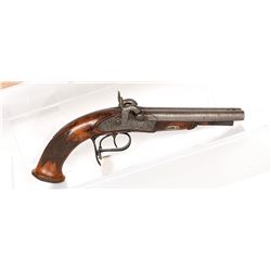 Kimmel Pistol, Double-Barrel 1840s JMD-11410