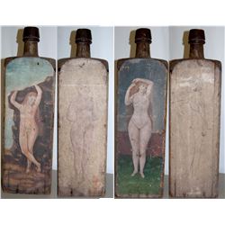 Gin Wood Bottle Model, Art, 19thc JMD-15109