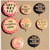Image 1 : End Prohibition Buttons (8) JMD-15192