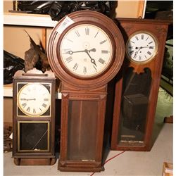 Three Wall Mounted Clocks JMD-10030