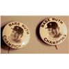 Image 1 : Babe Ruth Champions Buttons (2)   JMD-15091