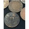Image 2 : 17 Large Canadian Pennies Plus 1872 Newfoundland Penny
