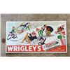 Image 1 : Vintage  Reproduction Wrigley's Spearment Gum Embossed sign. 18"wx9.5"H