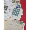 Image 2 : Tray of First Day Covers from United Nations, Canada,USA Plus envelopes with stamps attached