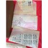 Image 2 : Vintage Styrofoam Stamp Glassine Envelope Holder Full of World Stamps