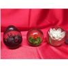 Image 3 : 9 Different Glass decorative paper weights