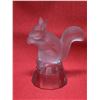 Image 1 : Lalique Style Squirrel Paperweight approximately 4" Tall