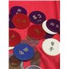 Image 2 : Lot of Wooden Nickles, Tokens and Gambling Chips