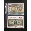 Image 1 : United States First Day Cover with $1 Coin and $2 Note