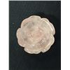 Image 1 : Carved Rose Quartz Rose  1 x 1