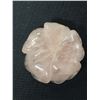 Image 2 : Carved Rose Quartz Rose  1 x 1