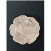 Image 3 : Carved Rose Quartz Rose  1 x 1