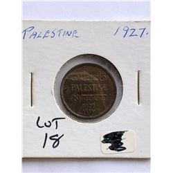1927 Palestine Coin Nice