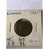 Image 1 : 1925 Lithuania 10 Cents Nice Early Coin