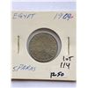 Image 1 : 1909 EGYPT 5 Paras Coin Nice
