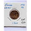 Image 1 : 1972 Canada 1 Cent PROOF LIKE Coin