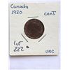 Image 1 : 1930 Canada 1 Cent Coin in UNC High Grade