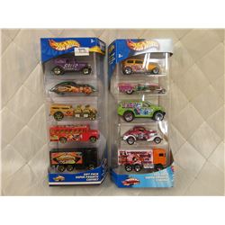 2 Hot Wheels 5 Packs