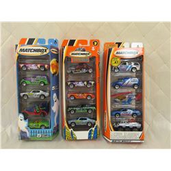 3 Matchbox 5 Packs