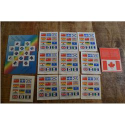 Canada 17 and 42 cent stamp blocks