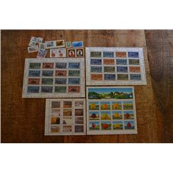 Canada Stamp Blocks and loose stamps, Mixed Lot