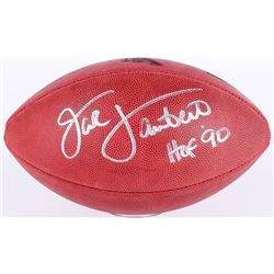 Jack Lambert Signed Super Bowl IX NFL Official Game Ball Inscribed "HOF 90" (JSA COA)