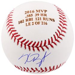 Kris Bryant Signed Laser Engraved Limited Edition 2016 MVP Baseball (MLB)