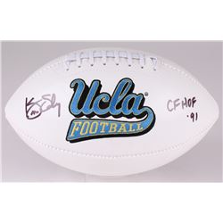 Kenny Easley Signed UCLA Bruins Logo Football Inscribed "CF HOF '91" (JSA COA)