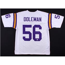 Chris Doleman Signed Vikings Jersey Inscribed "HOF 12" (JSA COA)