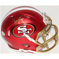Ronnie Lott Signed 49ers Blaze Speed Mini Helmet (Radtke COA)