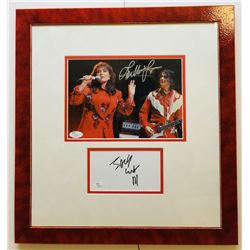 Jack White  Loretta Lynn Signed 16x17 Custom Framed Photo  Signature Cut Display (JSA COA)