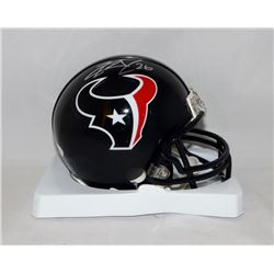 Lamar Miller Signed Texans Mini Helmet (JSA COA)
