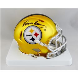 Franco Harris Signed Steelers Blaze Speed Mini Helmet (JSA COA)