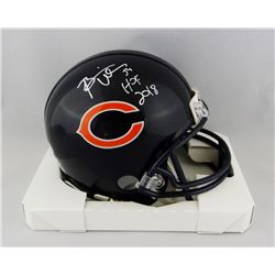 Brian Urlacher Signed Bears Mini Helmet Inscribed "HOF 2018" (Beckett COA)
