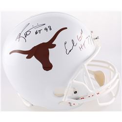 Earl Campbell  Ricky Williams Signed Texas Longhorns Full-Size Helmet Inscribed "HT 77"  "HT 98" (JS