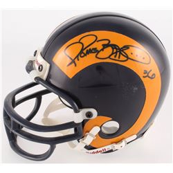 Jerome Bettis Signed Rams Mini Helmet (JSA COA)