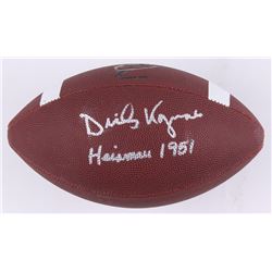Dick Kazmaier Signed NCAA Football Inscribed "Heisman 1951" (Beckett COA)