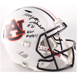Kerryon Johnson Signed Auburn Tigers Full-Size Speed Helmet Inscribed "War Eagle!!" (Radtke COA)