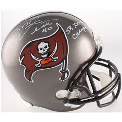 Mike Alstott Signed Buccaneers Full-Size Helmet Inscribed "SB XXXVII Champs!" (Radtke COA)