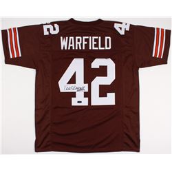 Paul Warfield Signed Browns Jersey Inscribed "HOF 83" (Radtke COA)