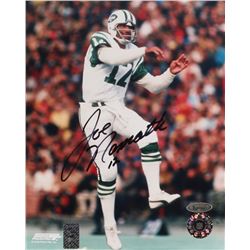 Joe Namath Signed Jets 8x10 Photo (TriStar Hologram  Namath Hologram)