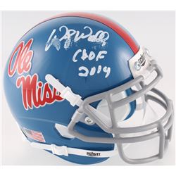 Wesley Walls Signed Ole Miss Rebels Mini Helmet Inscribed "CHOF 2014" (Radtke COA)