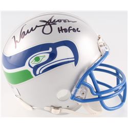Warren Moon Signed Seahawks Throwback Mini Helmet Inscribed "HOF 06" (Radtke COA)