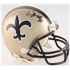 Image 1 : Wesley Walls Signed Saints Mini-Helmet (Radtke COA)