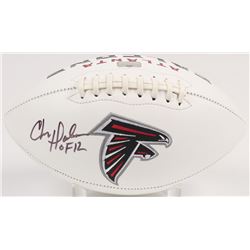 Chris Doleman Signed Falcons Logo Football Inscribed "HOF 12" (Radtke COA)