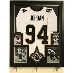 Cameron Jordan Signed Saints 34x42 Custom Framed Jersey (JSA COA)