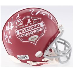 AJ McCarron  Trent Richardson Signed Alabama Crimson Tide 2011 National Champions Mini-Helmet (Radtk