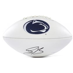 Saquon Barkley Signed Penn State Nittany Lions Logo Football (Panini COA)