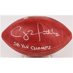 Clay Matthews III Signed Official NFL Game Ball Inscribed "SB XLV Champs" (Mathews Hologram)