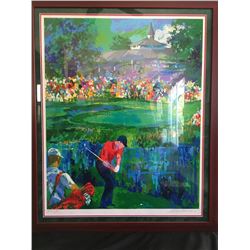 LeRoy Neiman Signed Tiger Woods "Valhalla" 28x35 Custom Framed Artists Proof Serigraph (Knoedler Pub